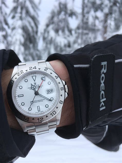 rolex explorer 2 polar in winter|Rolex explorer 2 price new.